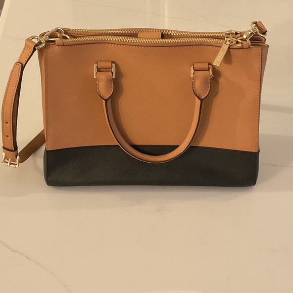 Michael Kors Two Toned Leather Handbag - Picture 5 of 11